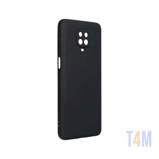 Capa de Silicone com Moldura de Câmera para Xiaomi Redmi Note 9s/Note 9 Pro Preto